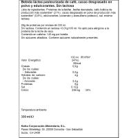 Proteina coffee cappuchino KAIKU, botella 330 ml