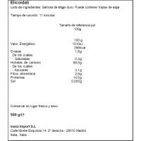 Macarrones Elicoidali nº49 RUMMO, paquete 500 g