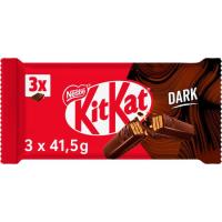 Barrita de chocolate negro KIT KAT, pack 3x41,5 g
