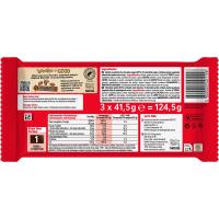 Barrita de chocolate negro KIT KAT, pack 3x41,5 g