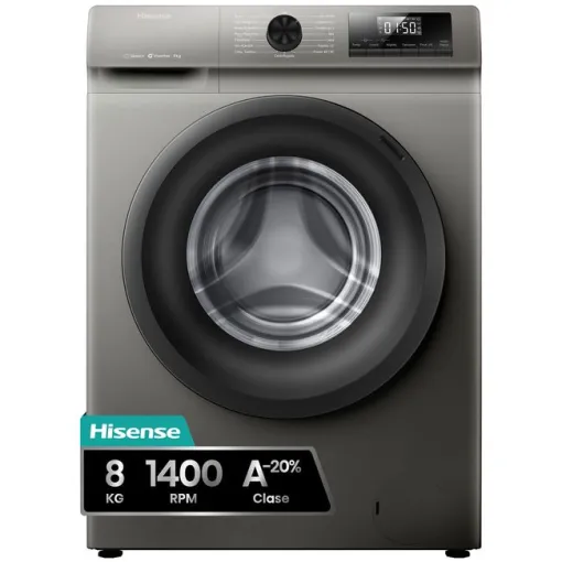 Lavadora 8kg 1400rpm WF1Q8041BT HISENSE