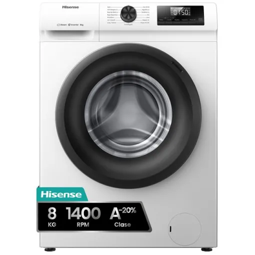 Lavadora 8kg 1400rpm WF1Q8041BW HISENSE