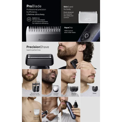 Styler MGK AIO 7540 Negro/Azul BRAUN