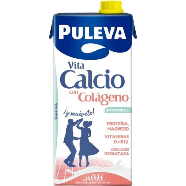 precios Leche Con Calcio Y Colágeno Desnatada Puleva, Brik 1 Litro en Eroski