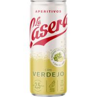 Blanco de verano limón LA CASERA, lata 33 cl