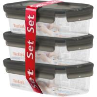 TEFAL plastikozko hermetikoa 1 litro, sorta 3 ale