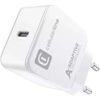 Cargador de red blanco 15w puerto c2c CELLULAR LINE