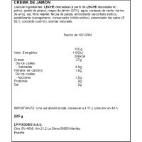 Crema de jamón de york LA PIARA, pack 3x75 g