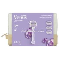 Maquinilla 3H c/4 recargas + Neceser VENUS BREEZE, 1 ud