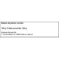 SERRANO indioilar bularki dadoak, erretilua 150 g