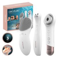 SkinRoutine, impiador facial, antiojeras, masajeador con fototerapia CECOTEC