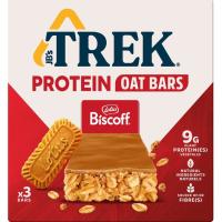 Barritas de avena Biscoff TREK, pack 3x50 g