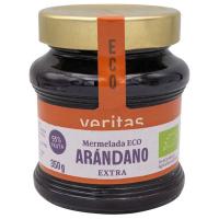 Mermelada de arándanos eco VERITAS, frasco 350 g