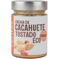 Crema de cacahuete crujiente eco VERITAS, frasco 300 g