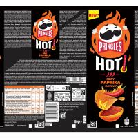 Patata hot fiery paprika PRINGLES, tubo 160 g