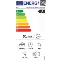 Lavadora de 10kg 1400rpm VBM3WFT310413WA BEKO