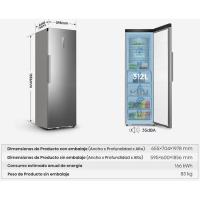 Congelador vertical No Frost serie Kitchen FIT FT3K310SAIE HISENSE