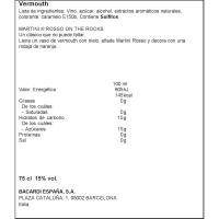 Vermouth Rosso MARTINI, botella 75 cl