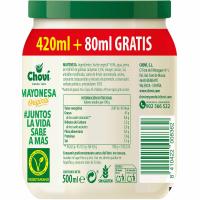Mayonesa CHOVI, frasco 420 ml + 80 ml gratis