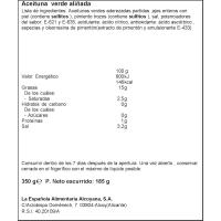 LA ESPAÑOLA Alhambrako zaporeetako oliba berdeak, lata 185 g