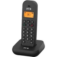 Teléfono inalámbrico negro keops SPC