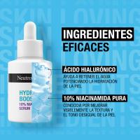 Sérum Niacinamida 10% NEUTROGENA HYDRO BOOST, gotero 30 ml
