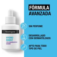 Sérum Niacinamida 10% NEUTROGENA HYDRO BOOST, gotero 30 ml