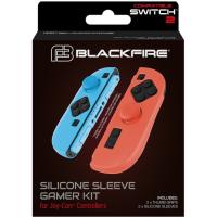 Accesorio para nintendoSswitch 2, silicon sleeve joycon, 2 uds gamer kit BLACKFIRE
