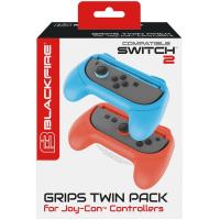 Accesorio para nintendo Switch 2,  joycon (2 uds) gaming grips kit BLACKFIRE