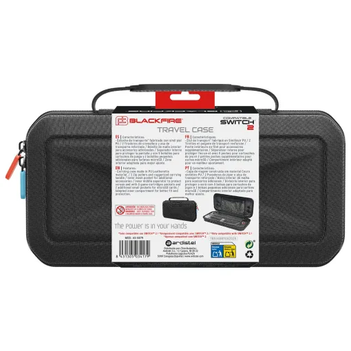 Accesorio para nintendo Switch 2, deluxe travel case BLACKFIRE