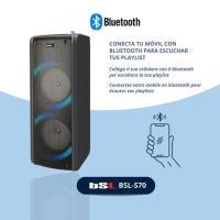 Altavoz 60W BT, TW, S70 BSL