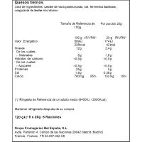 Queso bola proteína MINIBABYBEL, malla 120 g