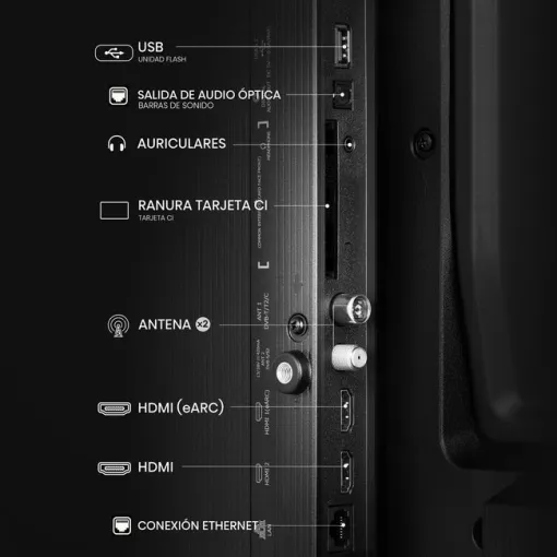 TV Led 32" HD Smart 32A4Q HISENSE
