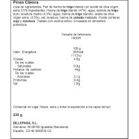 Pinsa clásica MUSFI'S, bolsa 230 g
