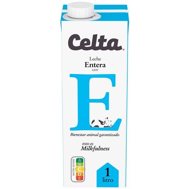 precios Leche Entera Celta, Brik 1 Litro en Eroski