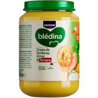 Tarrito crema de verduras y ternera BLEDINA, tarro 200 g
