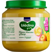 Tarrito de mango, plátano y manzana BLEDINA, tarro 125 g