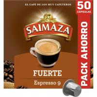 SAIMAZA 9 Espresso kafe bizia, bateragarria Nespressorekin, kutxa 50 ale