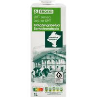 LECHE SEMI NAVARRA EROSKI 1L