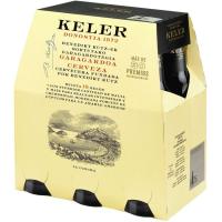 Cerveza KELER, pack 6x25 cl
