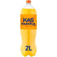 Refresco de naranja KAS ZERO, botella 2 litros