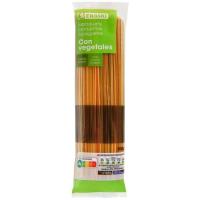 Spaguetti con vegetales EROSKI, paquete 500 g