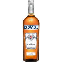Aperitivo anisado RICARD, botella 1 litro
