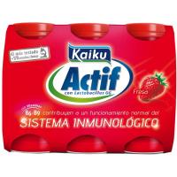 Actif de fresa KAIKU, pack 6x65 ml