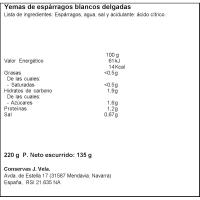 Yema de espárrago J. VELA, lata 135 g