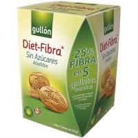 Galleta sin azúcar GULLÓN Diet Fibra, caja 450 g