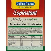 Sopinstant con verduras GALLINA BLANCA, caja 51 g