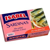 Sardina en escabeche 3/4 piezas ISABEL, lata 80 g