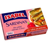 Sardina picante con guindilla ISABEL, lata 81 g