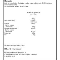 SOTO SEGURA mazapana, poltsa 500 g